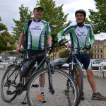 2012_06_29_Tomáš Škaryd a Tomáš Čihák, ředitel Vysočina Tourism při zahájení cyklistického maratonu po Kraji Vysočina