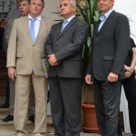 Tomáš Škaryd s Milanem Štěchem, předsedou Senátu PČR a Jiřím Běhounkem, hejtmanem Kraje Vysočina při slavnostním zahájení