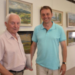 Tomáš Škaryd s Vladislavem Vaškem, organizátorem výstavy